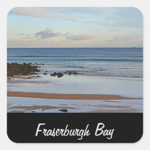 Fraserburgh Bay, Scotland Key Ring Square Sticker