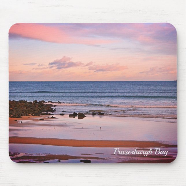Fraserburgh Bay, Scotland Ocean View Mouse Mat (Front)