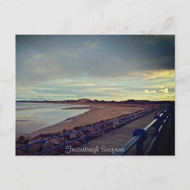 Fraserburgh Bay Seafront Walk, Scotland Postcard (Front)