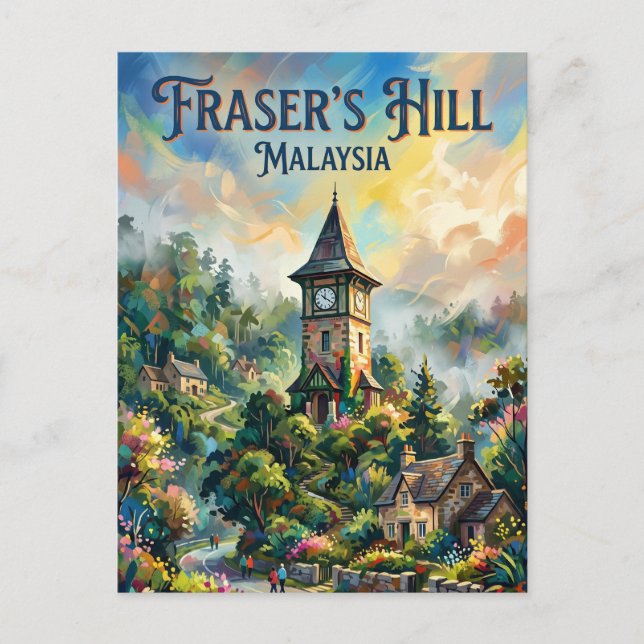 Fraser's Hill Malaysia Postcard (Front)