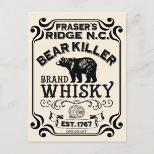 Fraser's Ridge Whisky Postcard