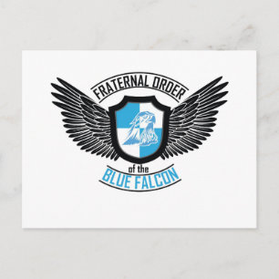 Fraternal Order of The Blue Falcon, Blue Falcon Postcard