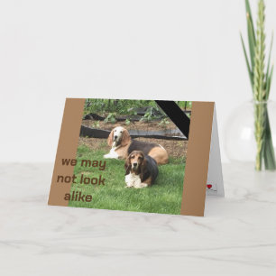 **FRATERNAL TWIN** ON OUR BIRTHDAY  CARD