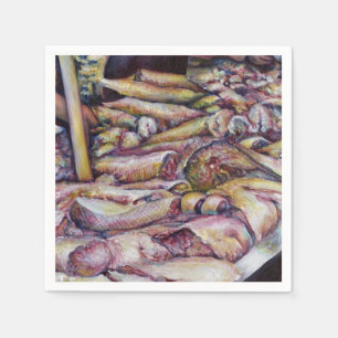 Fraternising with Fresh Fish Napkin
