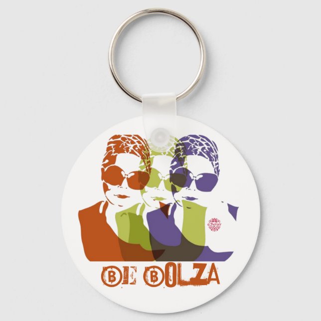 Frau Bolza    Key Ring (Front)