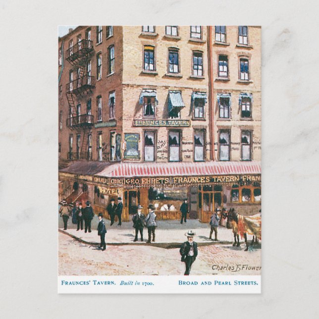 Fraunce's Tavern Postcard (Front)