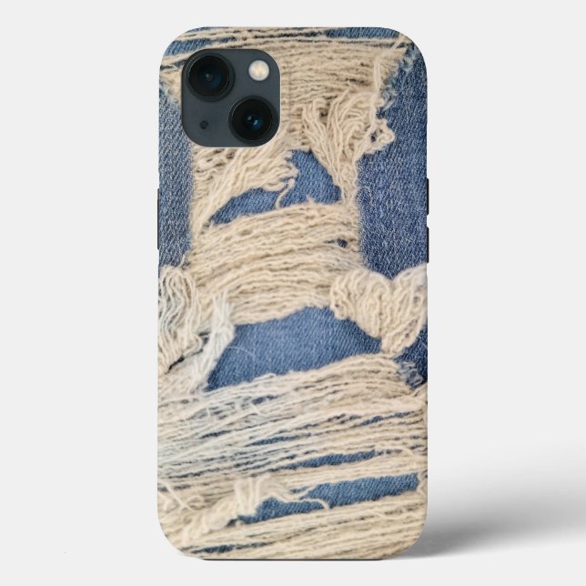 Frayed Blue Jean Fabric  Case-Mate iPhone Case (Back)