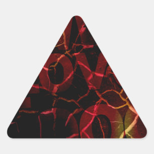 Frayed Edges, Strong Heart: Unbreakable Love  Triangle Sticker