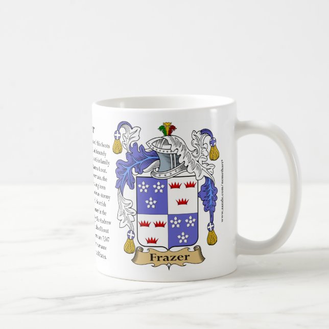 Frazer, the Origin, the Meaning and the Crest Coffee Mug (Right)