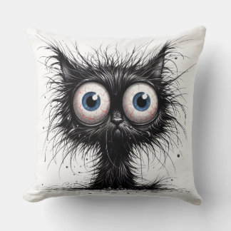 Frazzled Cat Cushion