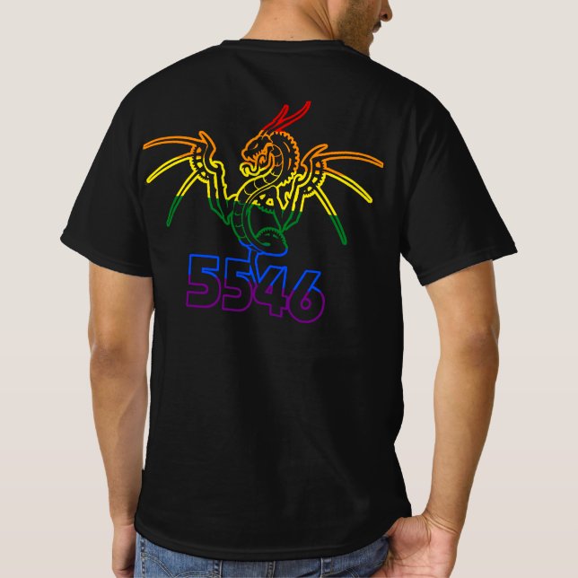 FRC Team 5546 T-shirt - Pride Reverse (Back)