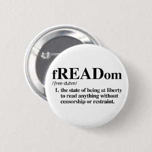 Freadom Definition 6 Cm Round Badge