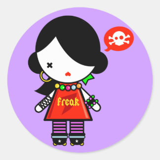 Freak Classic Round Sticker