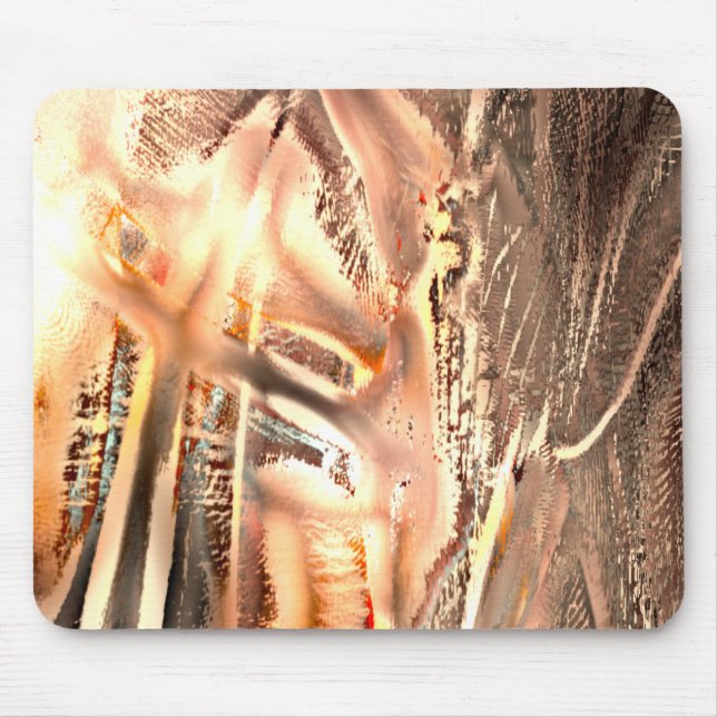 Freak coral texture and very rough digital cutout  mouse mat (Front)
