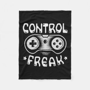 Freak - Funny Gaming Video Games Gamer Fleece Blanket