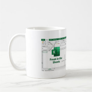 freak in the sheets excel coffee mug