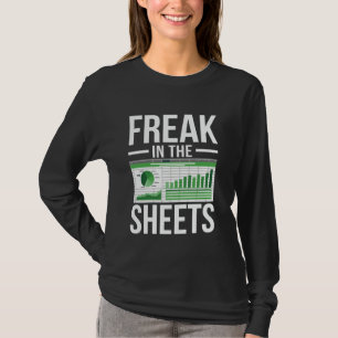 Freak In The Sheets Funny Accountant CPA Accountin T-Shirt
