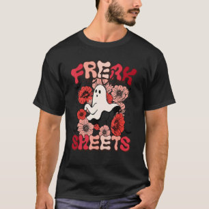 Freak In The Sheets Ghost Butt Flowers T-Shirt