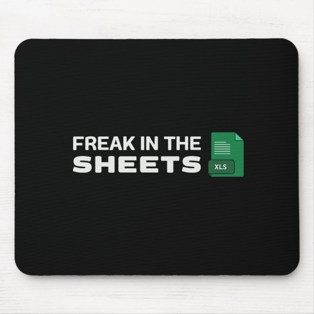 Freak in the sheets mouse mat (Front)