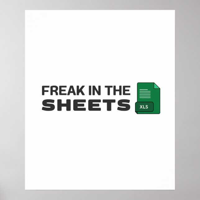Freak in the sheets poster (Front)