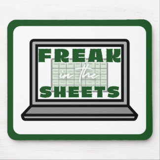 Freak in the Spreadsheets Mouse Mat