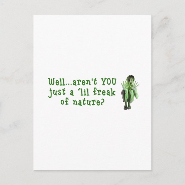 Freak Nature Postcard (Front)