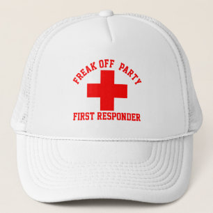 Freak Off Party First Responder Trucker Hat
