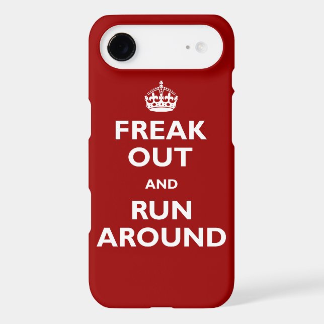 Freak Out & Run Around Case-Mate iPhone Case (Back)