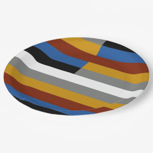 Freak Pride Flag Paper Plate