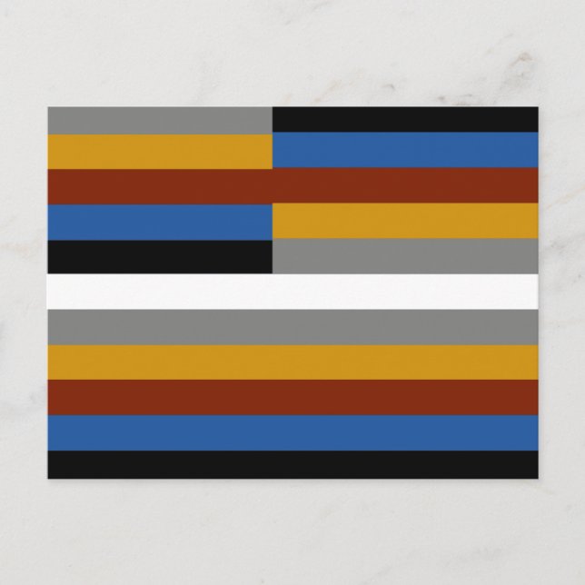 Freak Pride Flag Postcard (Front)
