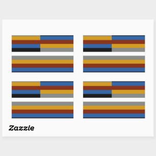 Freak Pride Flag Rectangular Sticker