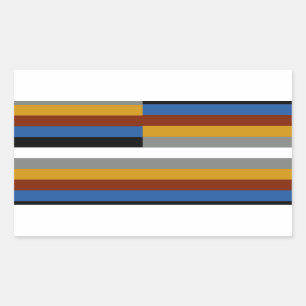 Freak Pride Flag Rectangular Sticker