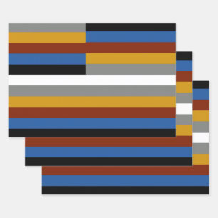 Freak Pride Flag Wrapping Paper Sheet