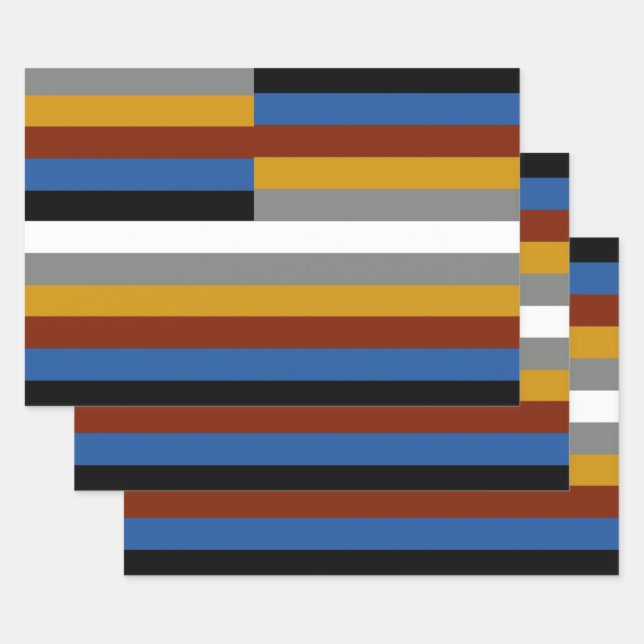 Freak Pride Flag Wrapping Paper Sheet (Set)