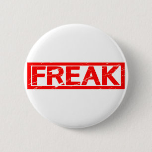 Freak Stamp 6 Cm Round Badge