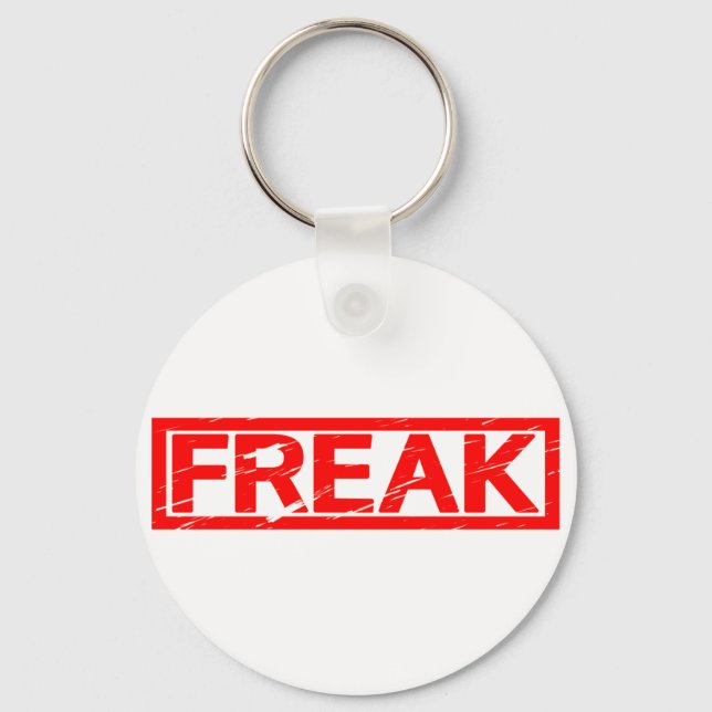 Freak Stamp Key Ring (Front)