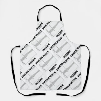 Freak Wave Inside Oceanography Humour Graph Apron