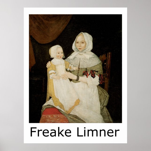 Freake Limner Mrs Elizabeth Freake and Baby Mary Poster (Front)