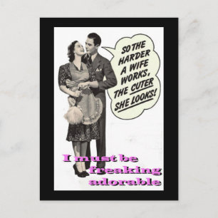 "Freakin' Adorable" Postcard