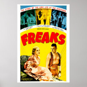 Freaks 1932 Movie Poster Classic Hollywood Film