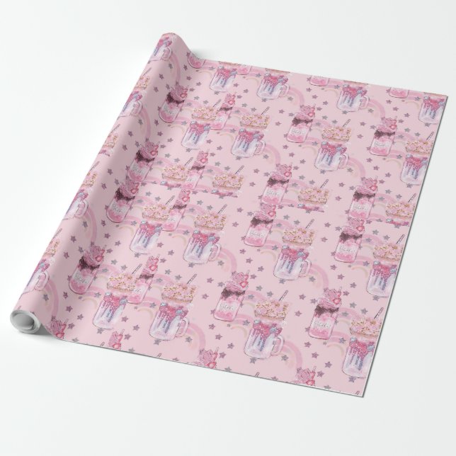 Freakshakes Wrapping Paper (Unrolled)