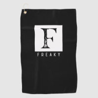Freaky Bold Typography Black and White Design