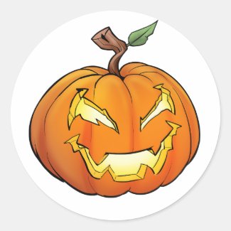 Freaky Cartoon Jack-O-Lantern