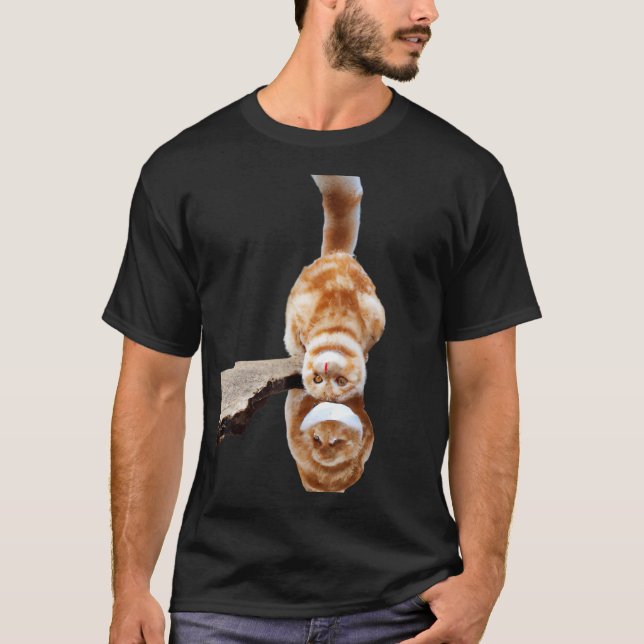 Freaky cat illusion kitten artwork T-Shirt (Front)