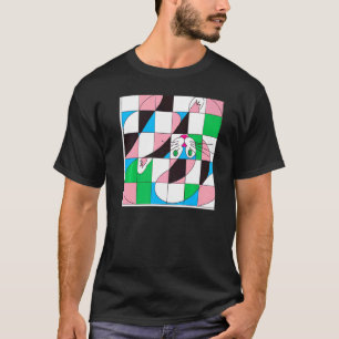 Freaky cat meme meow kitty cute kitten optical ill T-Shirt