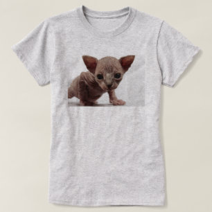 Freaky Cute Furless Sphynx Kitten T-Shirt