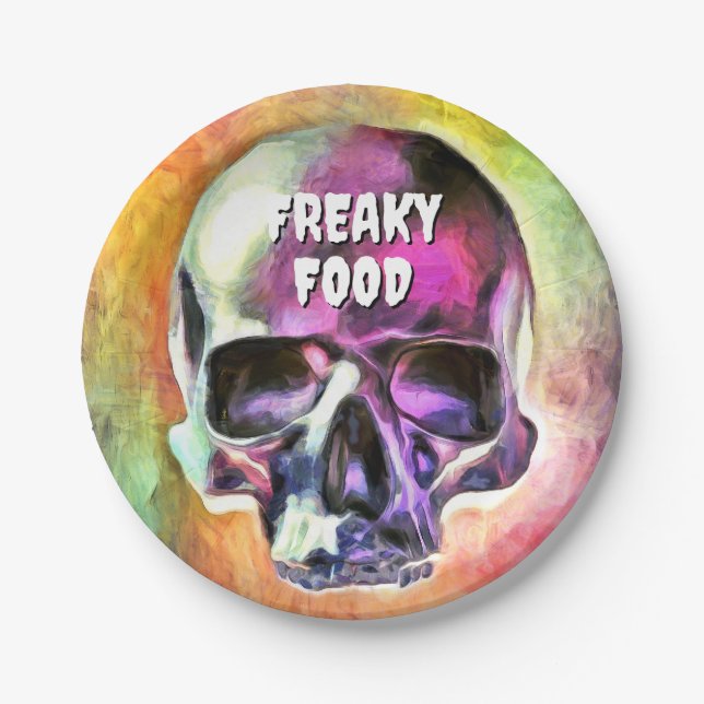 Freaky Food. Paper plates (Front)