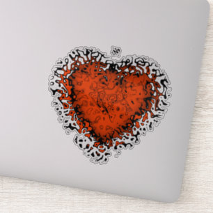 Freaky heart v2 sticker