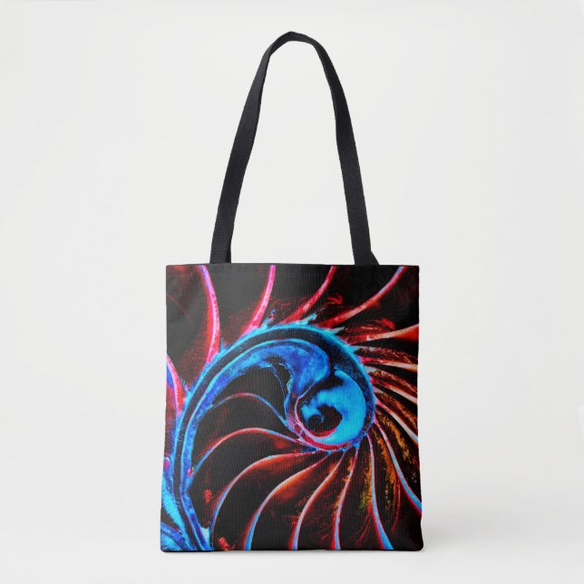 Freaky Nautilus Tote Bag (Front)