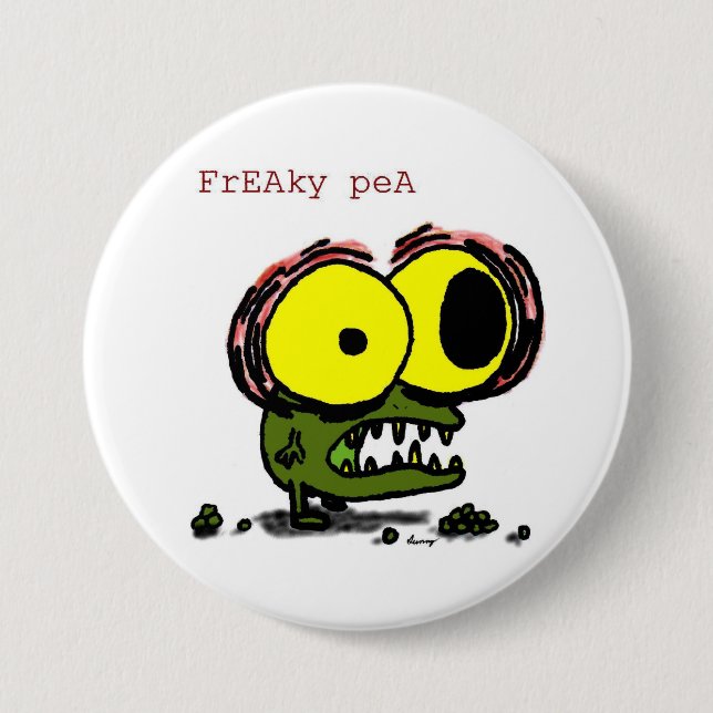 Freaky Pea Button (Front)